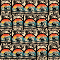 Load image into Gallery viewer, 80 Dogs Breeds Hiking Designs Bundle PNG
