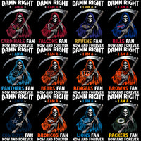 Load image into Gallery viewer, 32 Grim Reaper Football Teams Designs Bundle PNG
