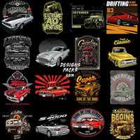 Load image into Gallery viewer, 100 Cars Classics Best Designs Bundle PNG
