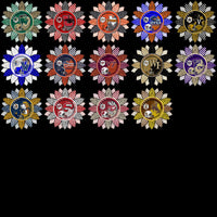 Lade Bild in die Galerieansicht, 128 College NCAA School Helmet Mascot Sunflower Logos PNG Designs Bundle
