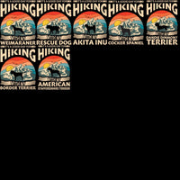 Load image into Gallery viewer, 80 Dogs Breeds Hiking Designs Bundle PNG
