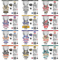 Load image into Gallery viewer, 32 Ice Hockey Teams Bud Light Seltzer Tumbler Wrap Bundle JPG
