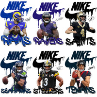 Load image into Gallery viewer, 32 Swoosh Players Drip Football Teams Designs Bundle PNG
