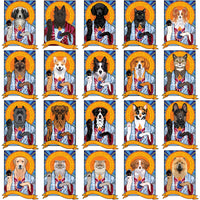 Load image into Gallery viewer, 115 Funny Dogs &amp; Cats Saints Designs Bundle PNG
