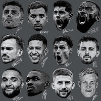 Load image into Gallery viewer, 71 Soccer Big Heads Players Faces Football Signature Designs Bundle PNG
