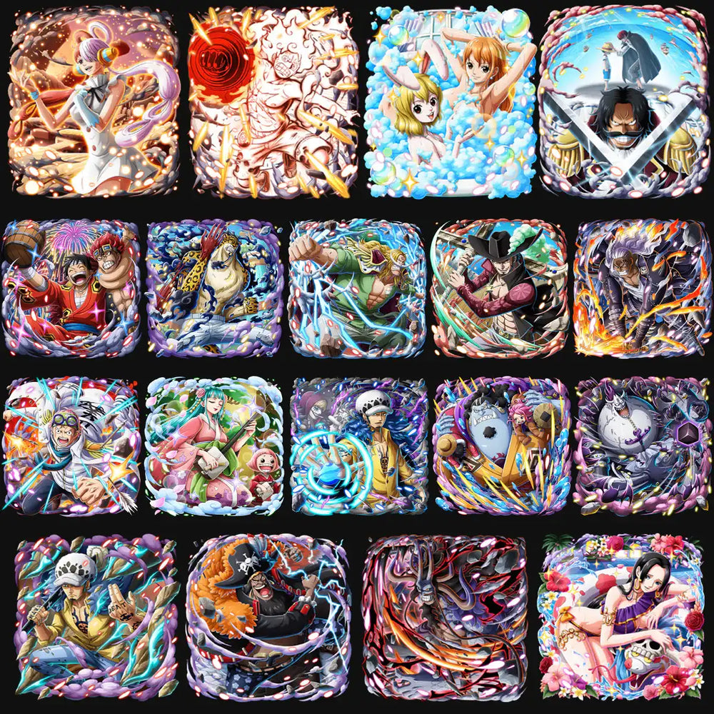 Anime One Piece character designs for DTF, DTG, embroidery & tumbler wraps — vibrant, print-ready PNG/SVG/PES