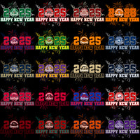 Load image into Gallery viewer, 120 College Football NCAA Teams Happy New Year 2025 Designs Bundle PNG

