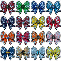Load image into Gallery viewer, 30 Soccer Teams Bling Bow Designs Bundle PNG
