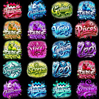 Load image into Gallery viewer, 100 Zodiac Signs Colors Designs Bundle PNG
