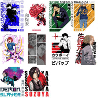 Load image into Gallery viewer, 55 Mixed Anime Best Streetwear Designs Bundle PNG
