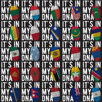 Load image into Gallery viewer, 190 In My DNA Fingerprint Flags World Countries Designs Bundle PNG
