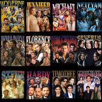 Load image into Gallery viewer, 64 Popular Movies Series Artists Bootleg Designs Bundle PNG
