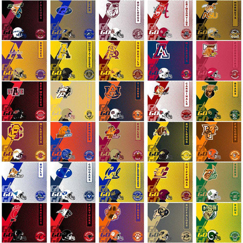 125 NCAA College Sports GO Wrap Helmet Tumbler Wrap Bundle JPG