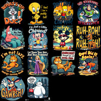 Load image into Gallery viewer, 85 Cartoons Mixed Pop culture Designs Bundle SVG

