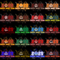 Load image into Gallery viewer, 120 College Football NCAA Teams Happy New Year 2025 Designs Bundle PNG
