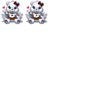 Load image into Gallery viewer, 32 Football Teams Carebear Cheerleader Designs Bundle PNG
