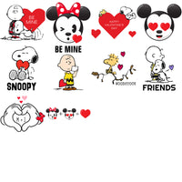 Load image into Gallery viewer, 80 Cartoons Mix Valentine Day Designs Bundle PNG
