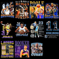 Load image into Gallery viewer, 67 Basketball Players Teams Bootleg Designs Bundle PNG
