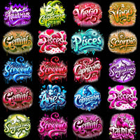Load image into Gallery viewer, 100 Zodiac Signs Colors Designs Bundle PNG
