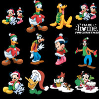 Load image into Gallery viewer, 80 Christmas Mickey Santa Cartoon Designs Bundle PNG
