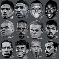 Load image into Gallery viewer, 71 Soccer Big Heads Players Faces Football Signature Designs Bundle PNG
