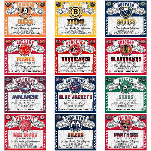 32 Ice Hockey Teams Budweiser Wrap Tumbler Wrap Bundle JPG