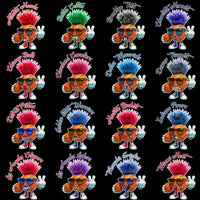 Load image into Gallery viewer, 30 Basketball Teams Basketball Mohawk Designs Bundle PNG
