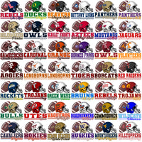 Load image into Gallery viewer, 126 College NCAA FB Helmet &amp; Stripes PNG Designs Bundle

