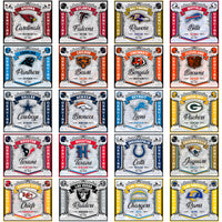 Load image into Gallery viewer, 32 Football Team Bud Wraps v4 Tumbler Wrap Bundle JPG
