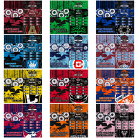 Load image into Gallery viewer, 30 Soccer USA Teams Distressed BG Tumbler Wrap Bundle JPG
