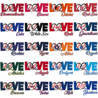 Load image into Gallery viewer, 30 Baseball Teams Love My Team Designs Bundle PNG
