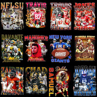 Load image into Gallery viewer, 39 Football Players &amp; Teams Bootleg Designs Bundle PNG
