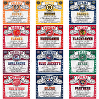 Load image into Gallery viewer, 32 Ice Hockey Teams Budweiser Wrap Tumbler Wrap Bundle JPG
