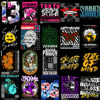Load image into Gallery viewer, 200 Streetwear Designs Bundle PNG + SVG
