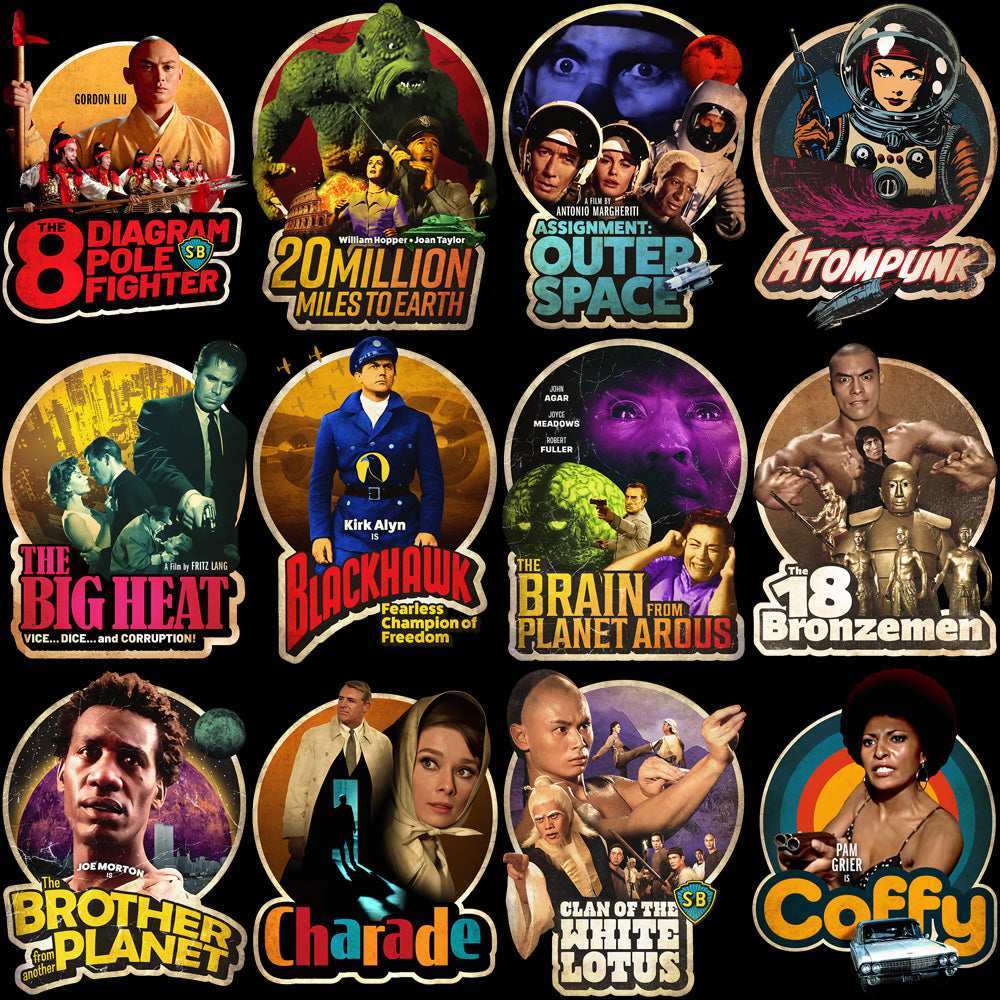76 Old Best Movies Classics Vintage Designs Bundle PNG