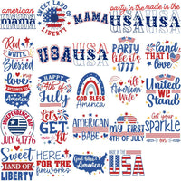 Load image into Gallery viewer, 200 4th of July Patriotic USA Festive Designs Bundle PNG
