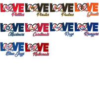 Load image into Gallery viewer, 30 Baseball Teams Love My Team Designs Bundle PNG
