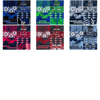 Load image into Gallery viewer, 30 Soccer USA Teams Distressed BG Tumbler Wrap Bundle JPG
