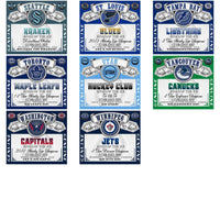 Load image into Gallery viewer, 32 Ice Hockey Teams Budweiser Wrap Tumbler Wrap Bundle JPG
