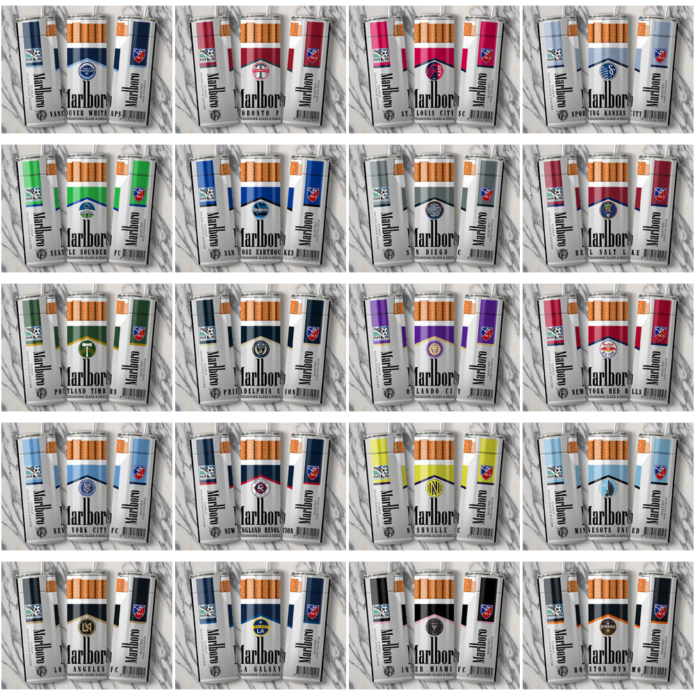 30 Soccer USA Teams Marlboro Tumbler Wrap Bundle JPG
