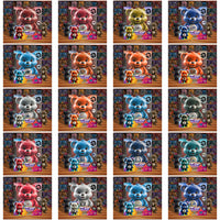 Load image into Gallery viewer, 32 Football Team Care Bear Box Tumbler Wrap Bundle JPG
