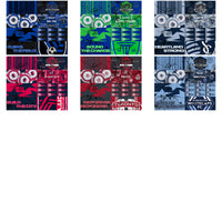 Load image into Gallery viewer, 30 Soccer USA Teams Distressed BG Tumbler Wrap Bundle JPG
