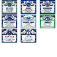 Load image into Gallery viewer, 32 Ice Hockey Teams Budweiser Wrap Tumbler Wrap Bundle JPG
