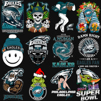 Load image into Gallery viewer, 59 Philadelphia Eagles V2 Super Bowl 2025 Football Designs Bundle PNG
