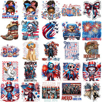 Load image into Gallery viewer, 200 4th of July Patriotic USA Festive Designs Bundle PNG
