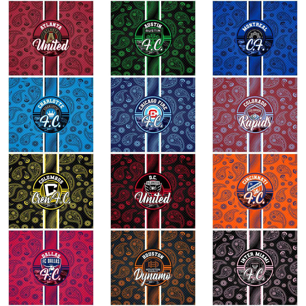 30 Soccer USA Teams Handkerchief Wraps Tumbler Wrap Bundle JPG