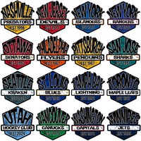 Load image into Gallery viewer, 32 Ice Hockey Teams Shield v2 Designs Bundle PNG
