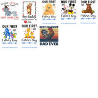 Load image into Gallery viewer, 190 Dad Father&#39;s Day Mixed Designs Bundle PNG
