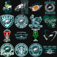 Load image into Gallery viewer, 72 Philadelphia Eagles Super Bowl 2025 Football Designs Bundle PNG
