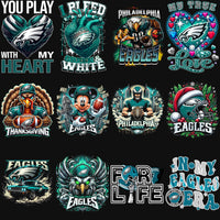 Load image into Gallery viewer, 59 Philadelphia Eagles V2 Super Bowl 2025 Football Designs Bundle PNG
